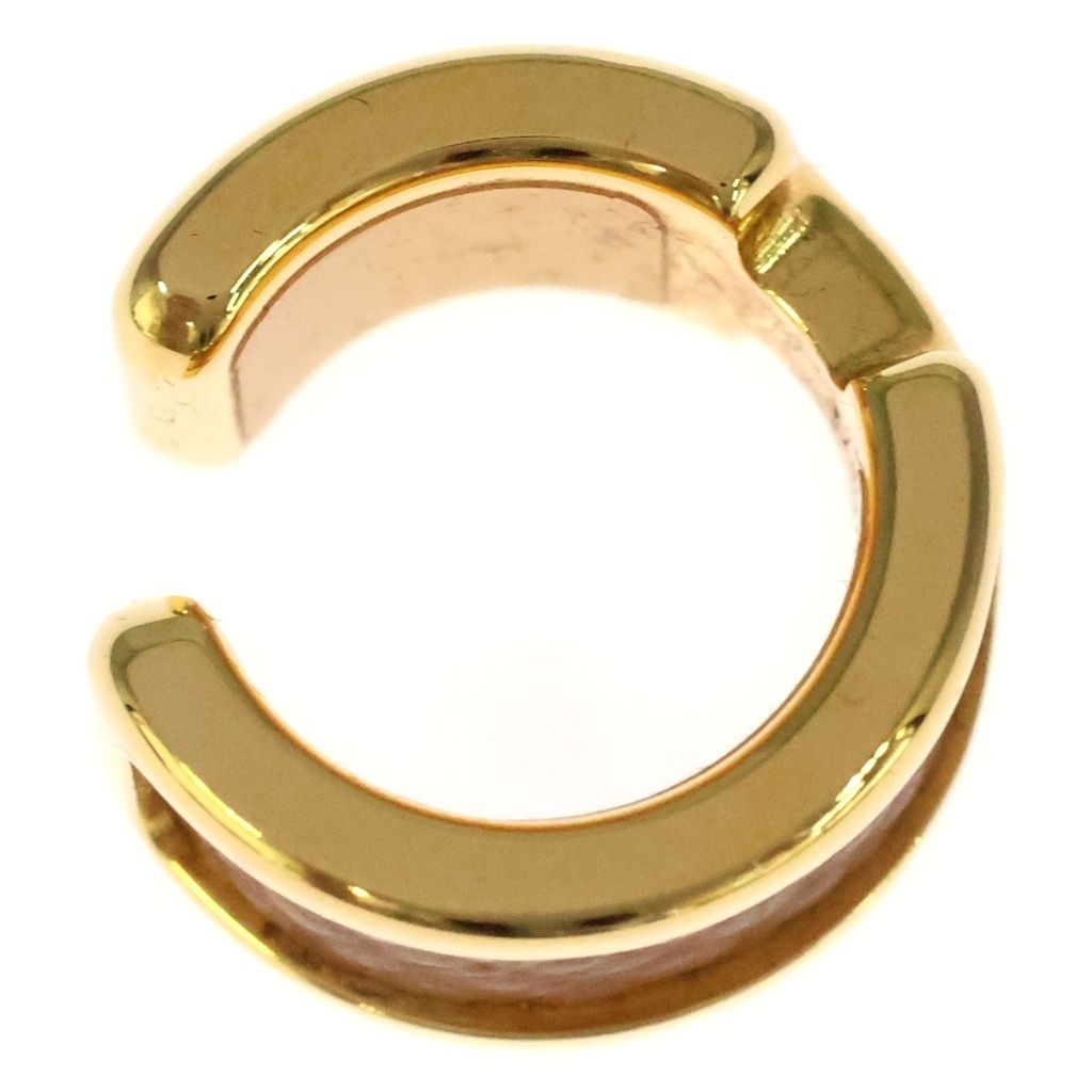 Hermes Olympe Epsom Gold Brown Earring — view 3