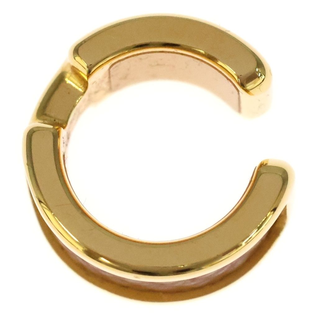 Hermes Olympe Epsom Gold Brown Earring — view 4