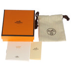 Hermes Pop Motif Gold Earrings Black — view 6