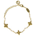 Louis Vuitton a Bracelet Gold YG Faux Pearl