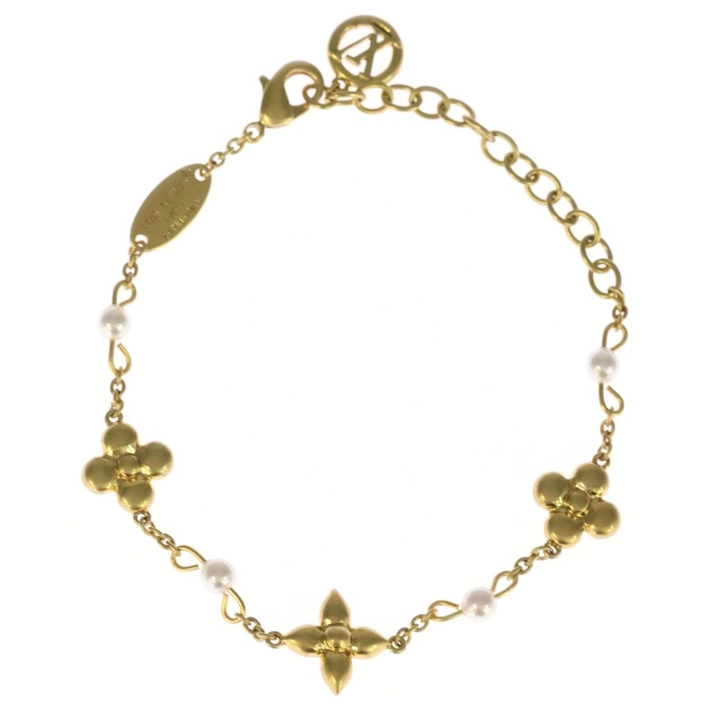 Louis Vuitton a Bracelet Gold YG Faux Pearl — view 2