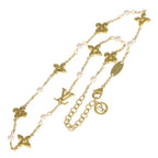 Louis Vuitton Sautoir a Logo Pendant Gold Yg Resin Pearl — view 2