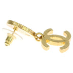Chanel CC Logo Earrings Gold — view 3