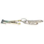 Louis Vuitton Porte Cles LV Spotlight Bag Charm Key Holder Key Ring Silver — view 4