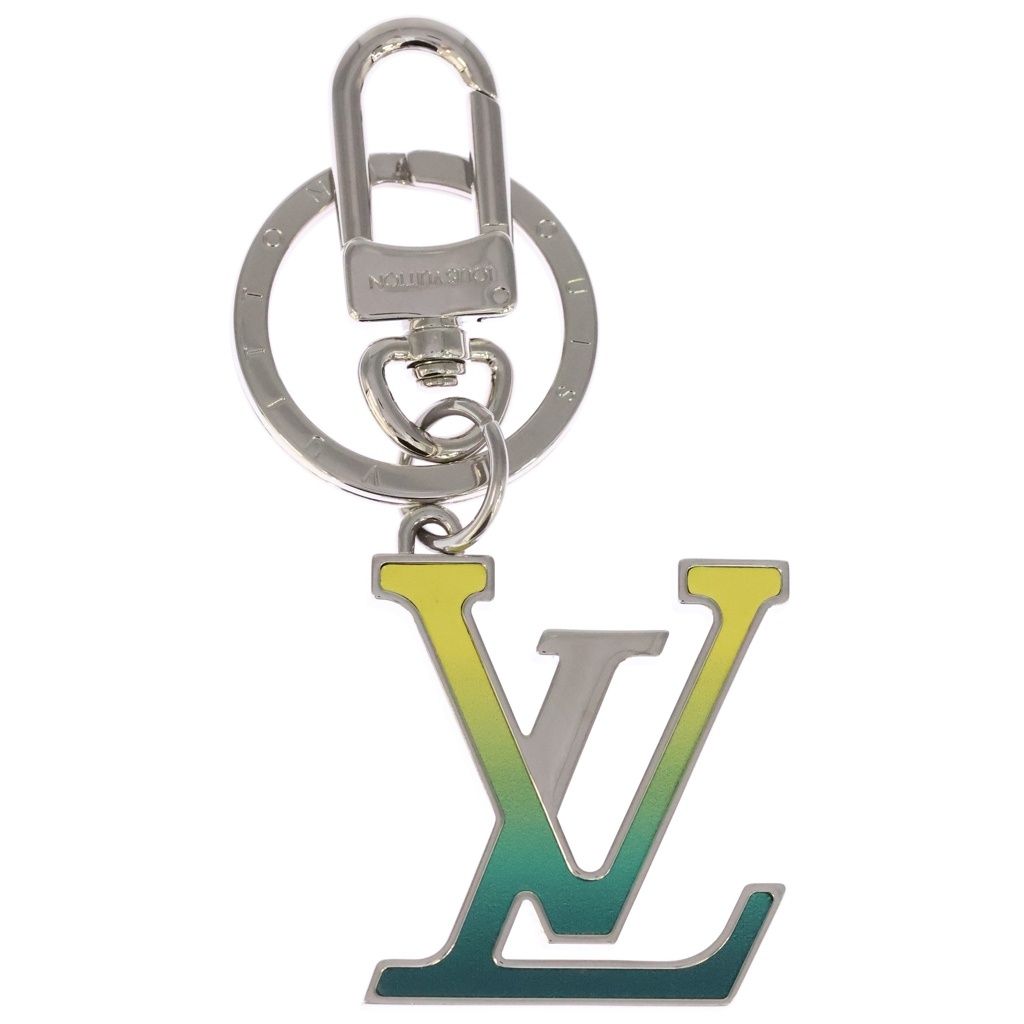 Louis Vuitton Porte Cles LV Spotlight Bag Charm Key Holder Key Ring Silver