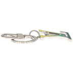 Louis Vuitton Porte Cles LV Spotlight Bag Charm Key Holder Key Ring Silver — view 3