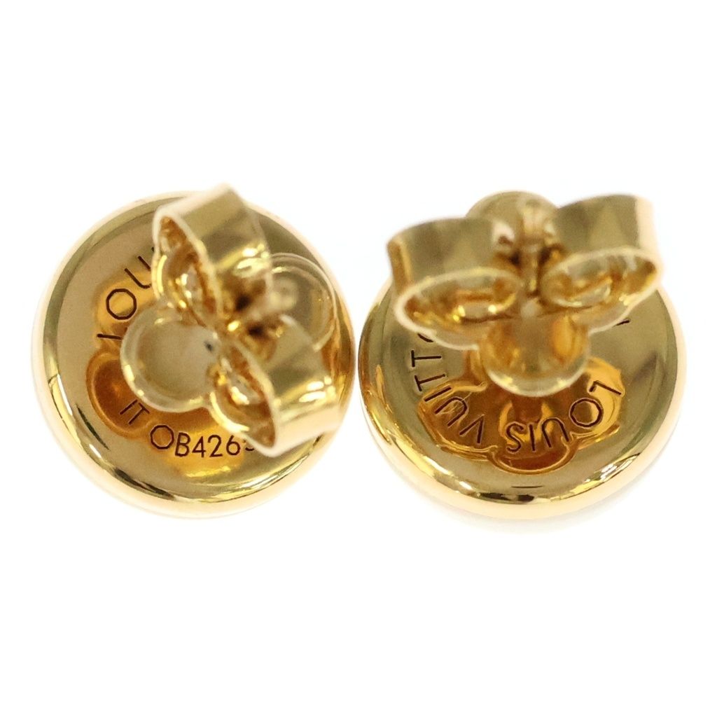 Louis Vuitton Earrings Studs My Mix Pearl Gold Resin — view 2