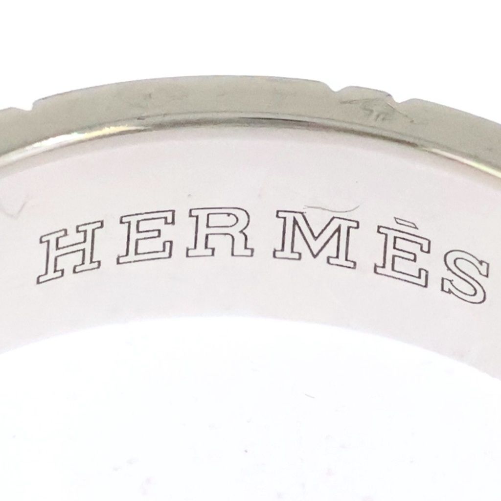 Hermes Kilim Diamond Ring White Gold — view 4