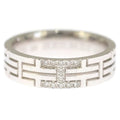 Hermes Kilim Diamond Ring White Gold