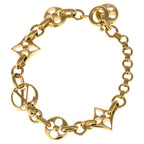 Louis Vuitton Bracelet Cles Easy in Lock Chain Gold