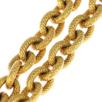 Chanel CC Logo Lava Vintage Chain Pendant Gold — view 4