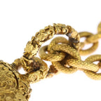 Chanel CC Logo Lava Vintage Chain Pendant Gold — view 6