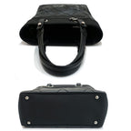 Chanel Paris Biarritz PM Tote Black Silver — view 3
