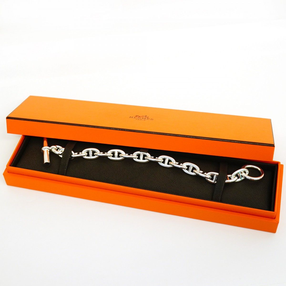 Hermes Bracelet Chaine D'ancre MM 15 Links 925 Sterling Silver — view 7