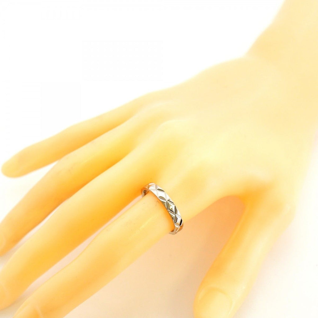 Chanel Ring Quilted Platinum — view 9