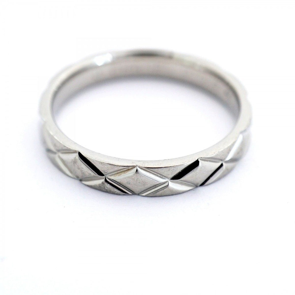 Chanel Ring Quilted Platinum — view 3