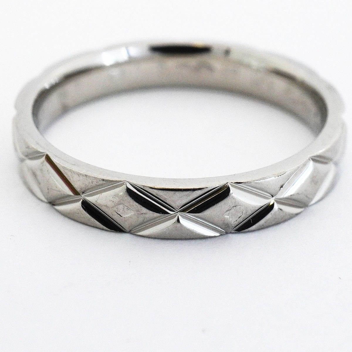 Chanel Ring Quilted Platinum — view 7