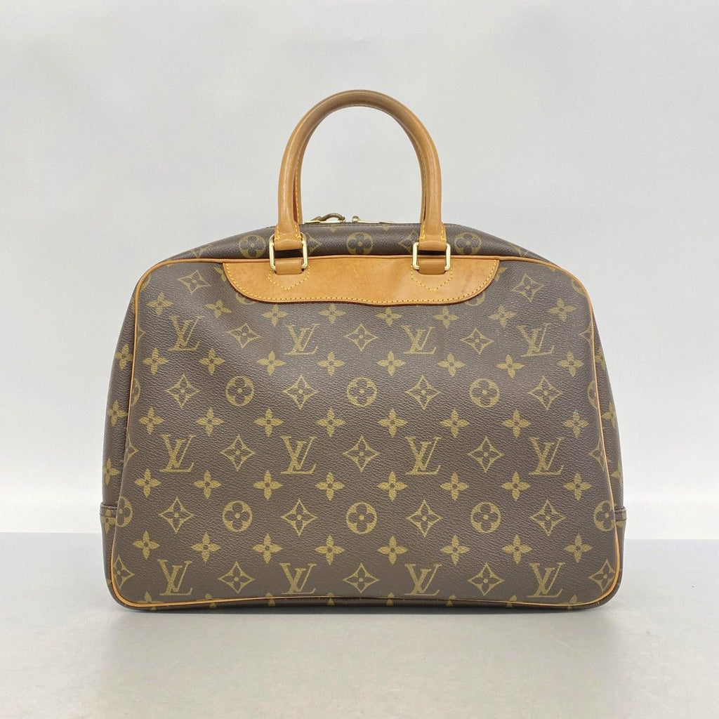 Louis Vuitton Handbag Monogram Deauville Brown — view 9