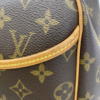 Louis Vuitton Handbag Monogram Deauville Brown — view 8
