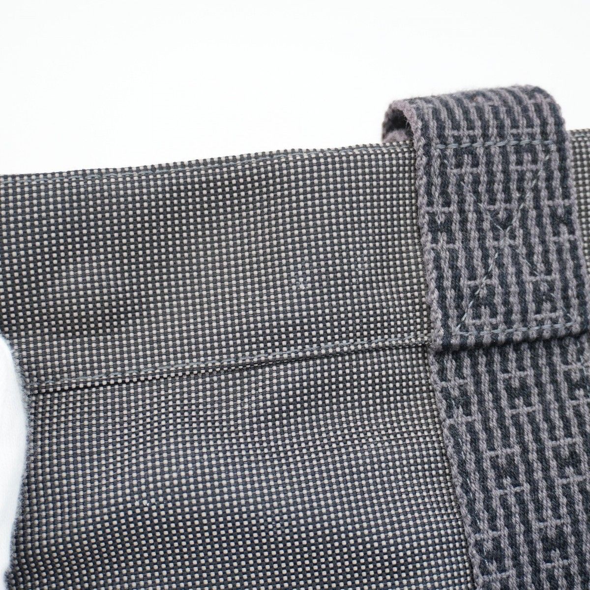 Hermes Tote Her Line MM Canvas Gray Silver — view 7