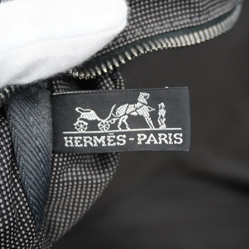 Hermes Tote Her Line MM Canvas Gray Silver — view 5