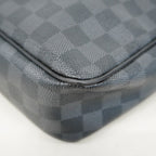 Louis Vuitton Shoulder Bag Damier Graphite Daniel MM Black Gray — view 6