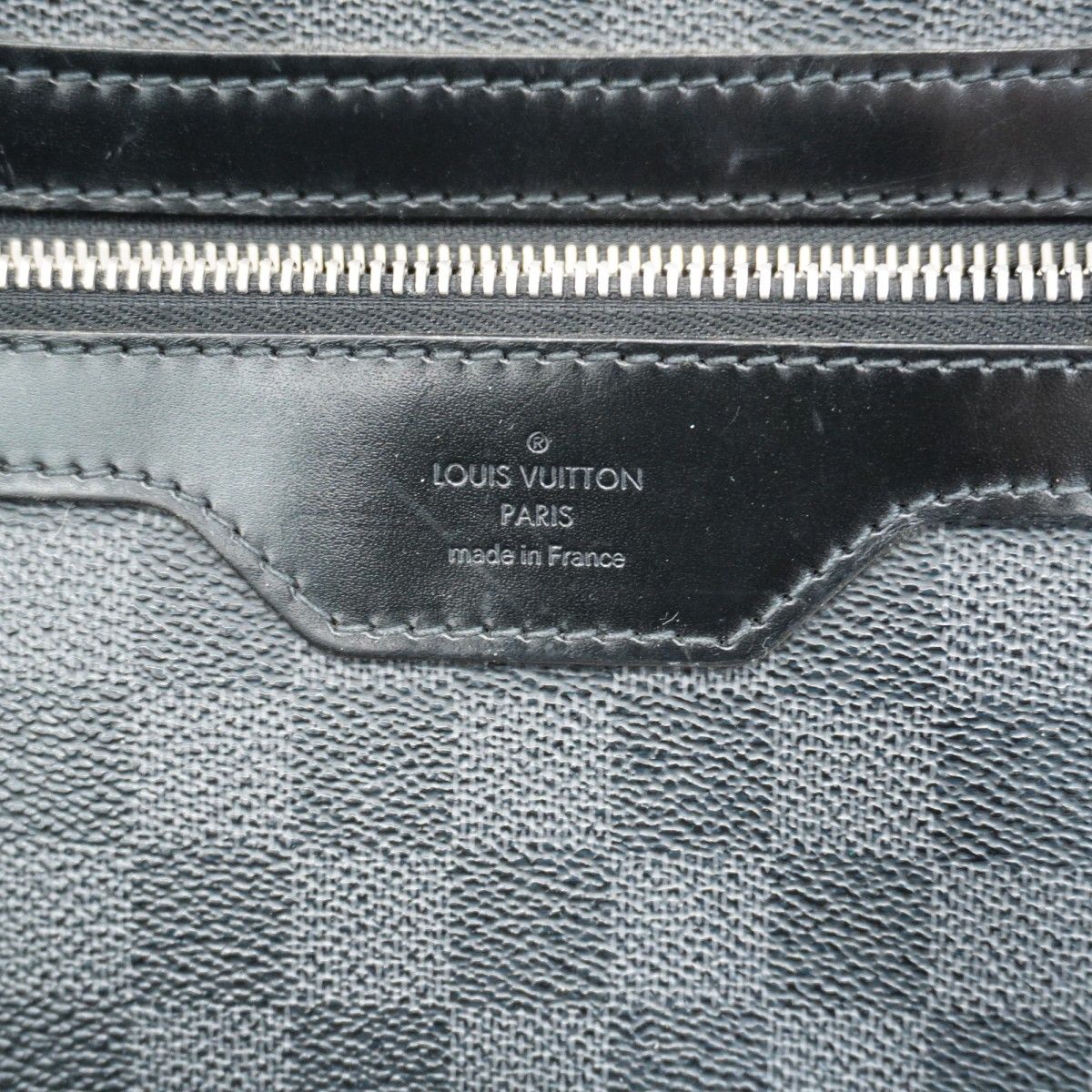 Louis Vuitton Shoulder Bag Damier Graphite Daniel MM Black Gray — view 5