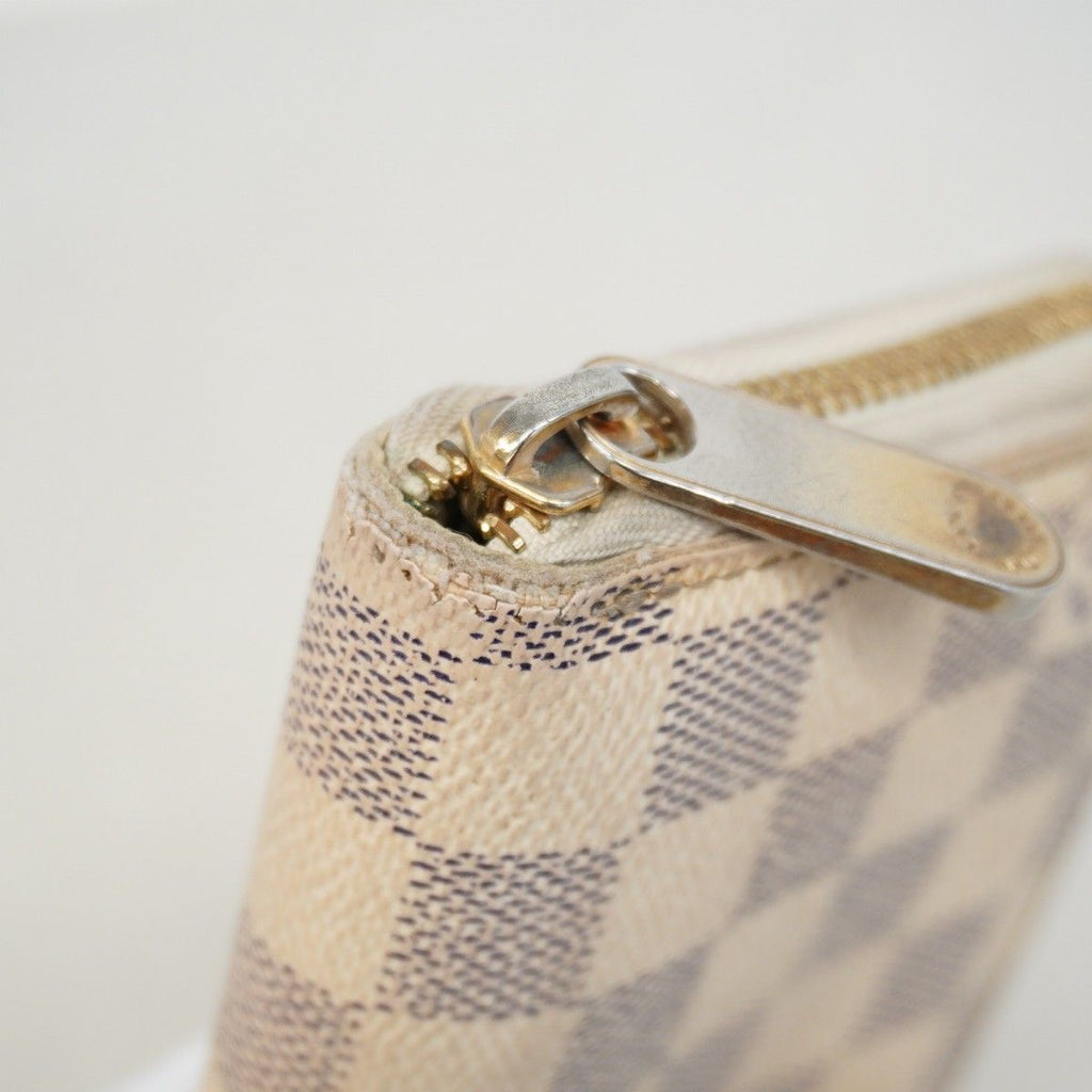 Louis Vuitton Wallet Damier Azur Zippy White — view 8