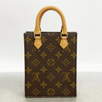 Louis Vuitton Handbag Monogram Petite Sac Plat Brown 2-Way — view 7