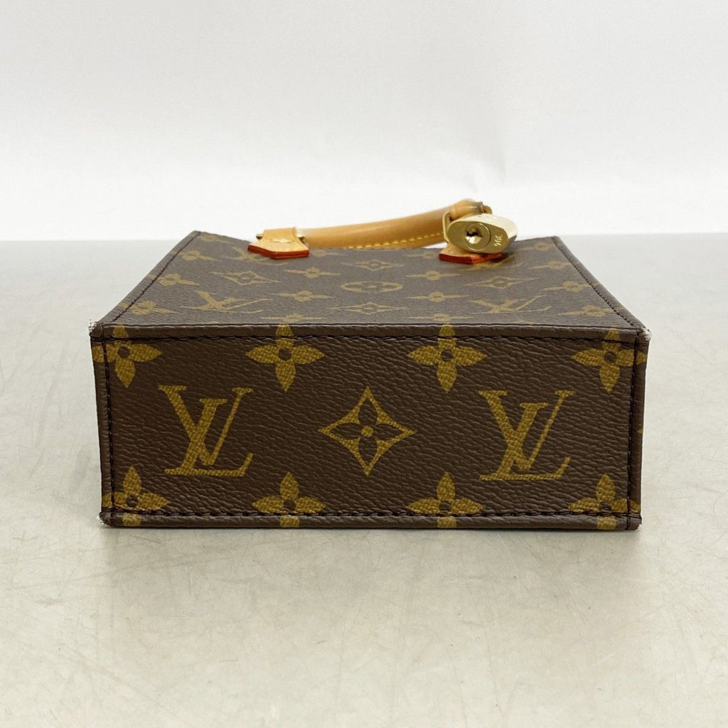 Louis Vuitton Handbag Monogram Petite Sac Plat Brown 2-Way — view 3