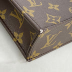 Louis Vuitton Handbag Monogram Petite Sac Plat Brown 2-Way — view 6