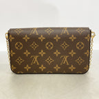 Louis Vuitton Shoulder Wallet Monogram Pochette Felicity Fuchsia — view 6