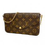 Louis Vuitton Shoulder Wallet Monogram Pochette Felicity Fuchsia