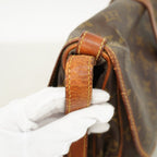 Louis Vuitton Shoulder Bag Monogram Saumur 30 Brown — view 7