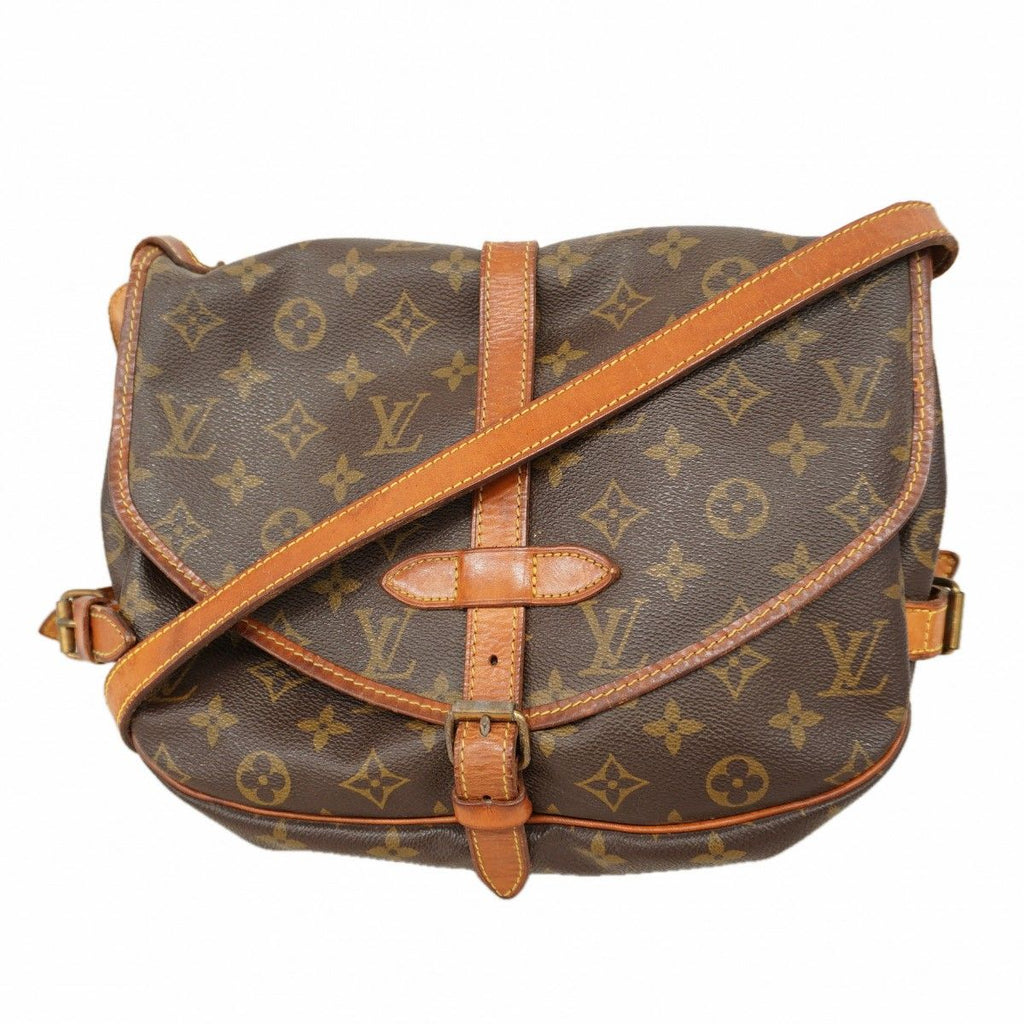 Louis Vuitton Shoulder Bag Monogram Saumur 30 Brown
