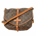 Louis Vuitton Shoulder Bag Monogram Saumur 30 Brown