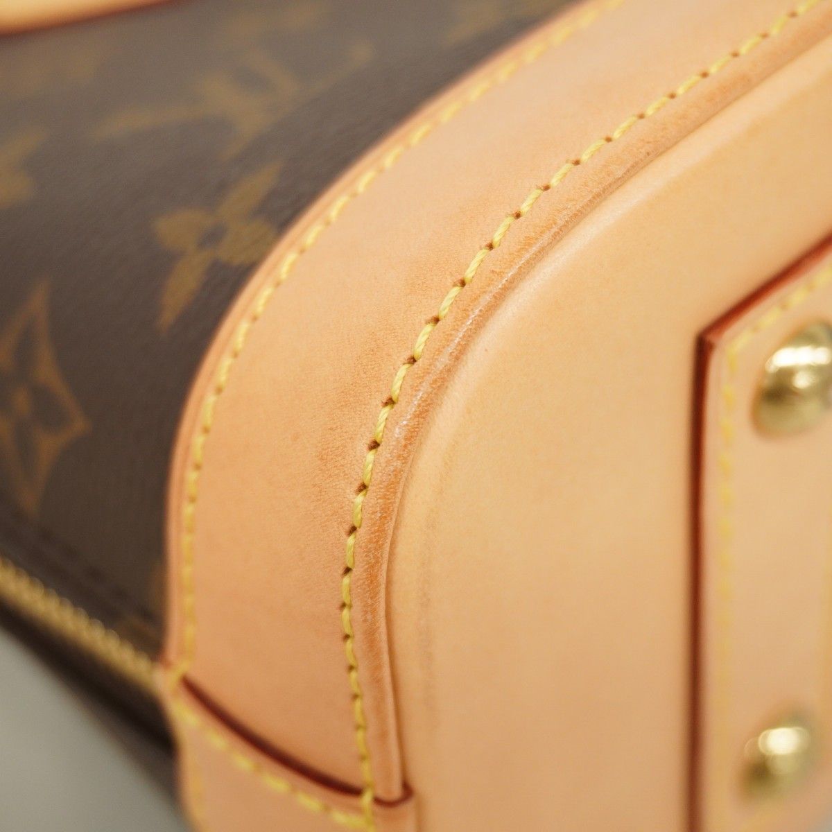 Louis Vuitton Handbag Monogram Alma BB Brown 2-Way — view 6