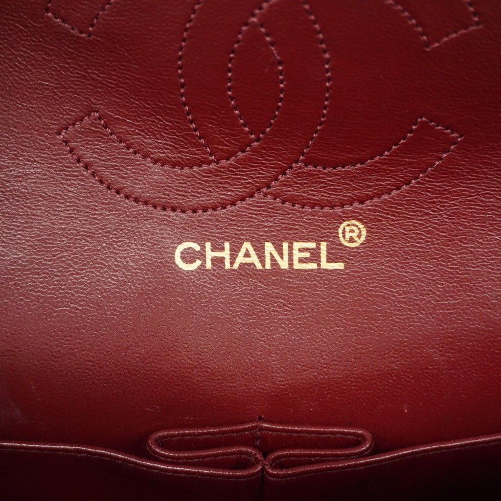 Chanel Shoulder Bag Quilted Lambskin Black Gold — view 5