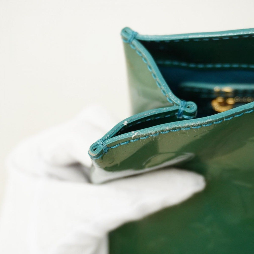 Louis Vuitton Handbag Vernis Wilshire Blue Bird Galactic Cles — view 7