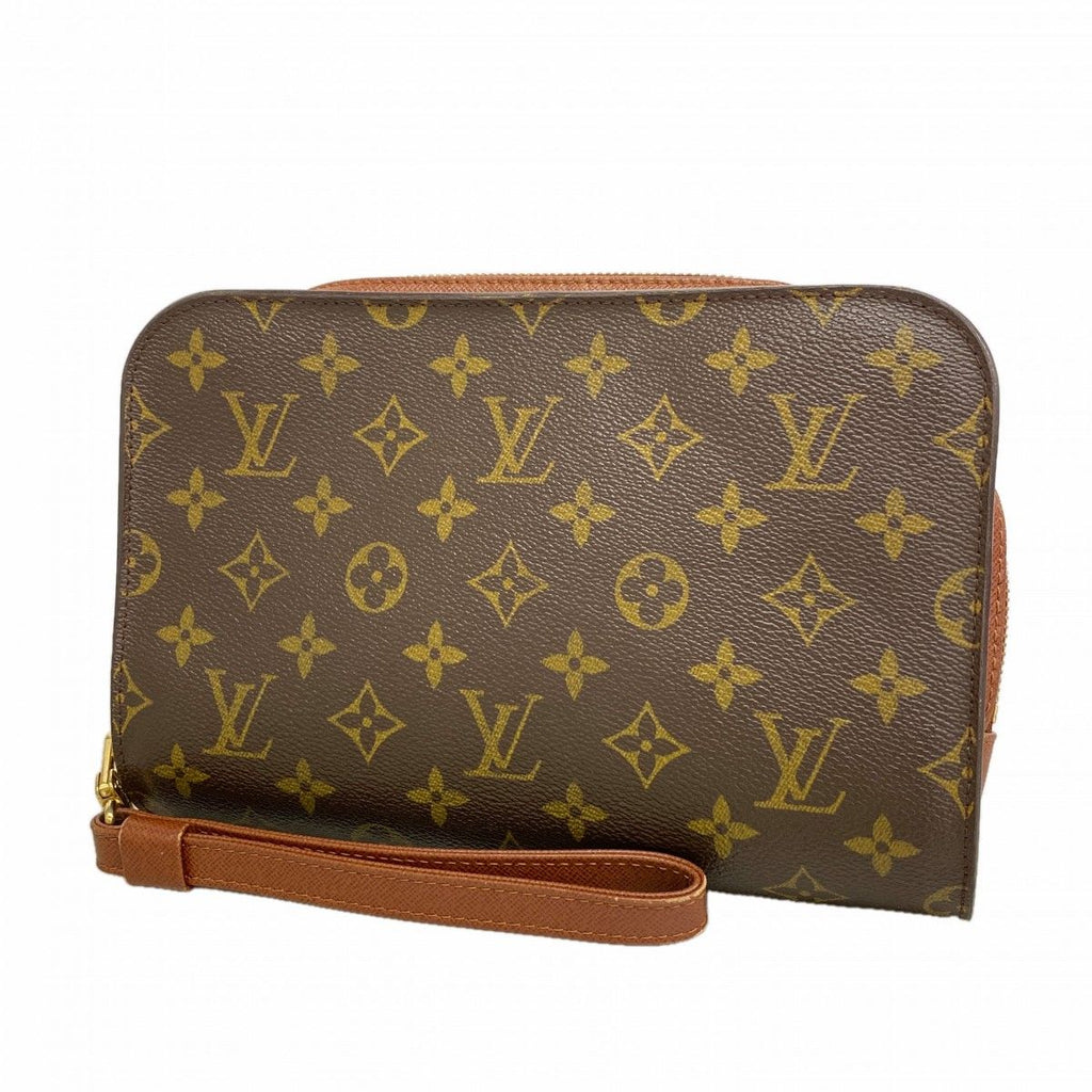 Louis Vuitton Clutch Monogram Orsay Brown