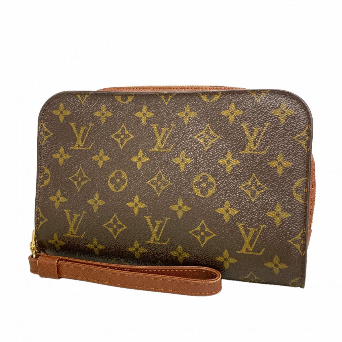 Louis Vuitton Clutch Monogram Orsay Brown