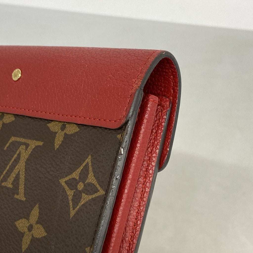 Louis Vuitton Wallet Monogram Portefeuille Pallas Brown Cerise — view 7