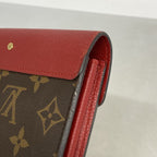 Louis Vuitton Wallet Monogram Portefeuille Pallas Brown Cerise — view 7