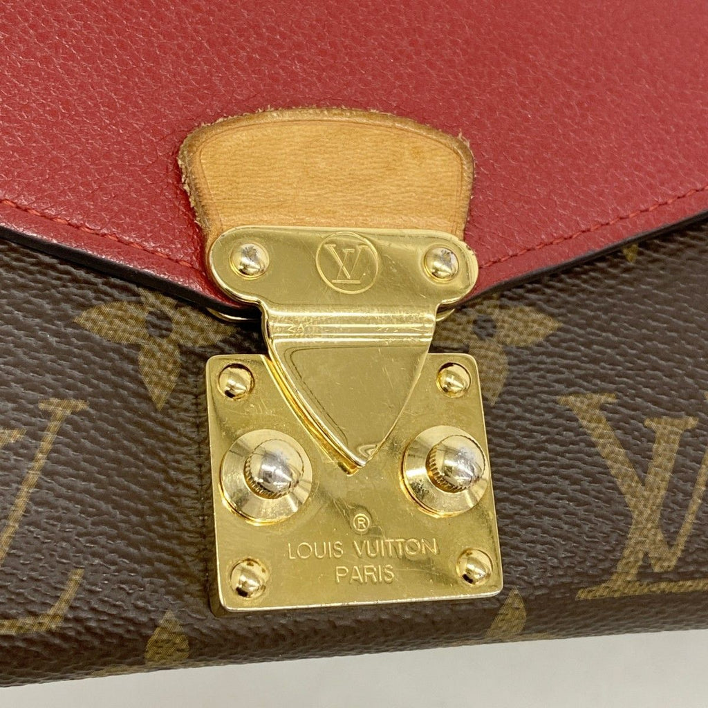 Louis Vuitton Wallet Monogram Portefeuille Pallas Brown Cerise — view 8