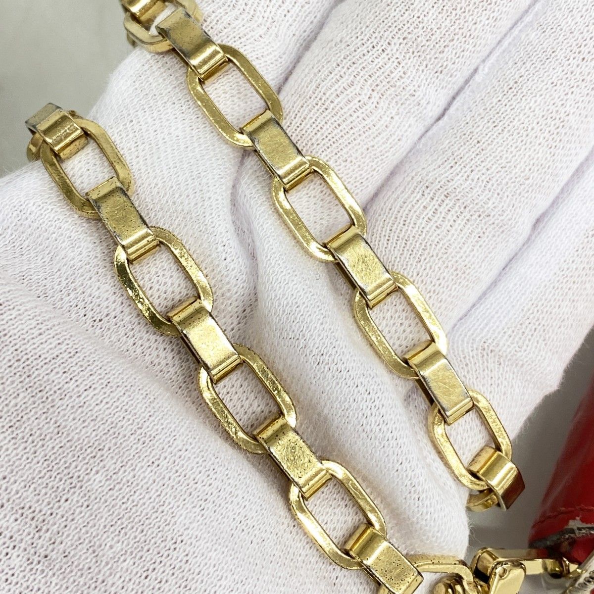Louis Vuitton Wallet Vernis Portefeuille Sarah Chain Cerise — view 9
