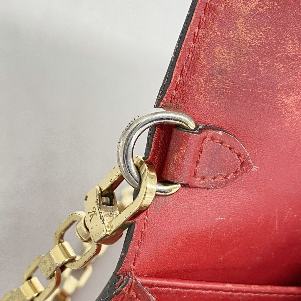 Louis Vuitton Wallet Vernis Portefeuille Sarah Chain Cerise — view 7