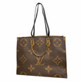 Louis Vuitton Tote Monogram Giant Reverse On The Go GM Brown 2-Way