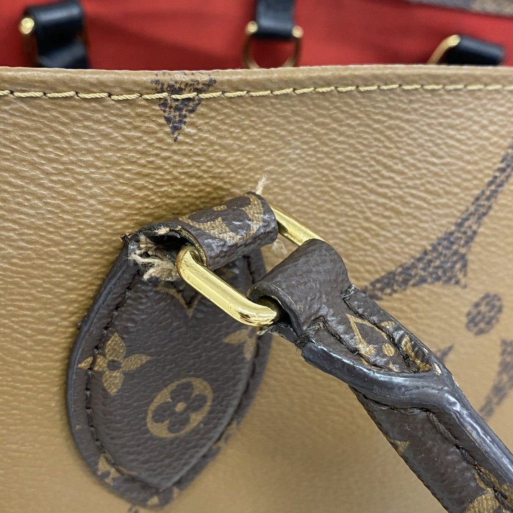 Louis Vuitton Tote Monogram Giant Reverse On The Go GM Brown 2-Way — view 9