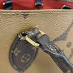 Louis Vuitton Tote Monogram Giant Reverse On The Go GM Brown 2-Way — view 9