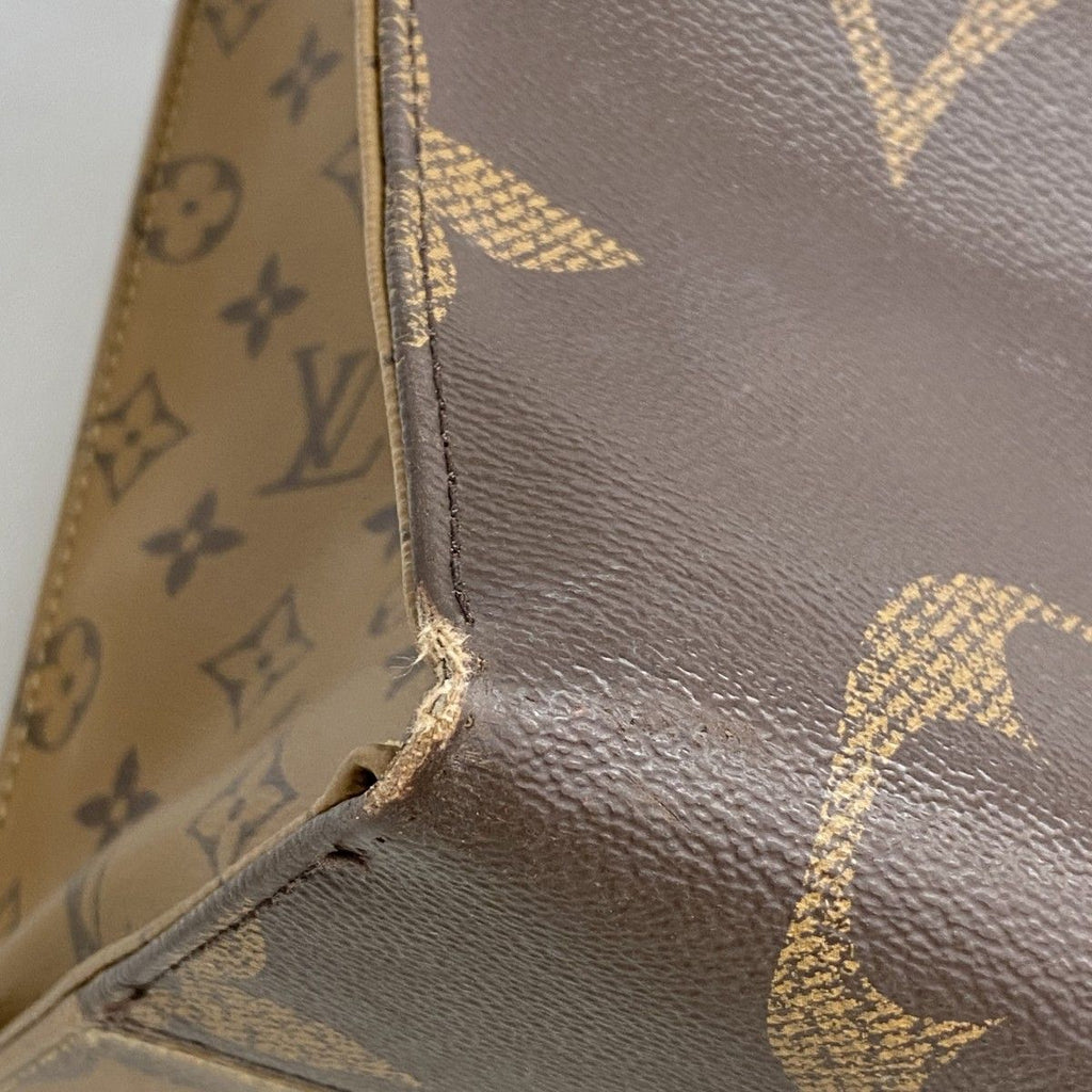 Louis Vuitton Tote Monogram Giant Reverse On The Go GM Brown 2-Way — view 6